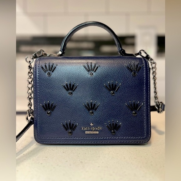 kate spade Handbags - Kate Spade Maisie Patterson Drive Embellished Crossbody Satchel Purse